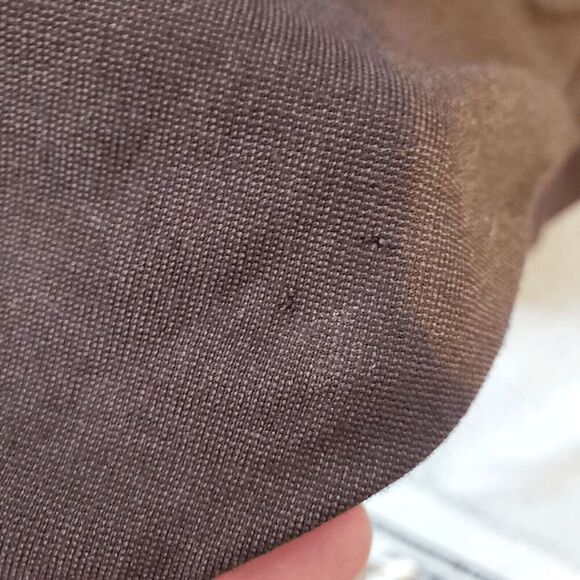 Flax Women's Full Zip Long Sleeve Brown Asymmetrical Sweater Small S - Picture 4 of 5